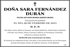 Sara Fernández Durán